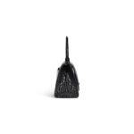 HOURGLASS Small Embossed Tote Bag