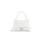 HOURGLASS Crocodile embossed small handbag