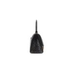 HOURGLASS Crocodile embossed small handbag