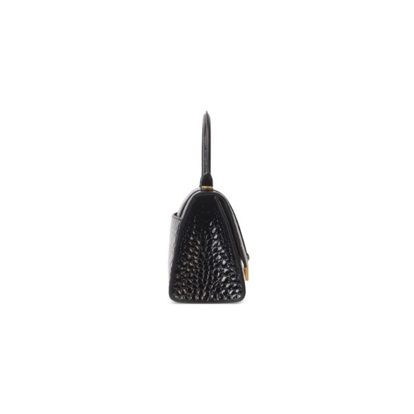 HOURGLASS Crocodile embossed small handbag