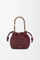 Mini Flamenco purse in mellow nappa lambskin