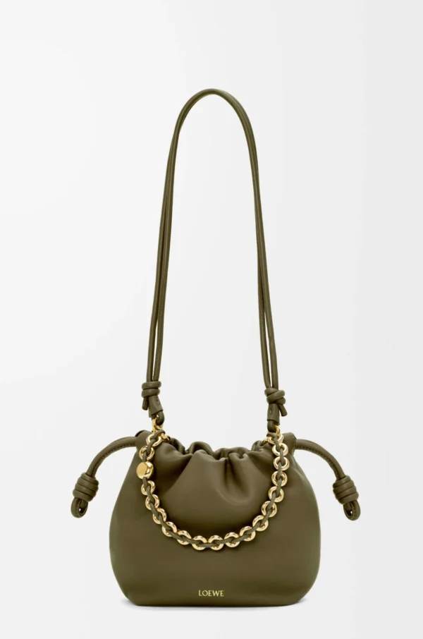 Mini Flamenco purse in mellow nappa lambskin