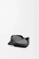 Mini Puzzle Fold tote in shiny calfskin