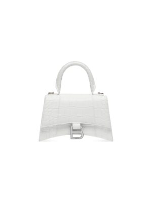 HOURGLASS plus small crocodile embossed handbag